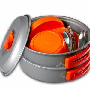 Best BPA-FREE 13 Piece Camping Cookware Set