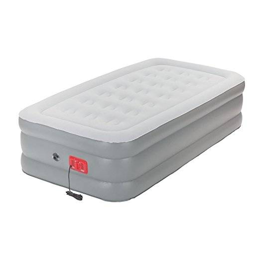 Coleman Support Rest Twin Elite 20 Inch Airbed with Built-In Pump