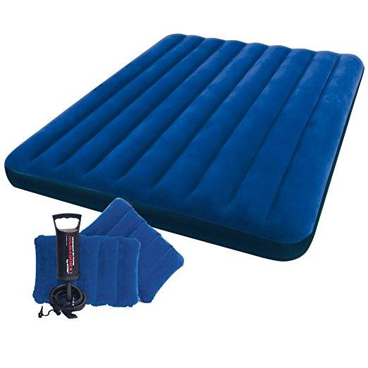 Intex Queen Size Classic Downy Airbed with 2 Pillows