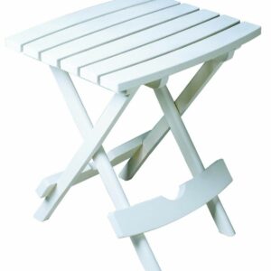 Plastic Quik-Fold White Side Table