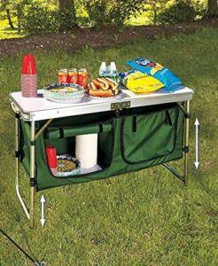Portable Adjustable Camping Kitchen Table