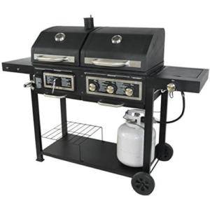 Portable Dual Fuel Outdoor BBQ Grill