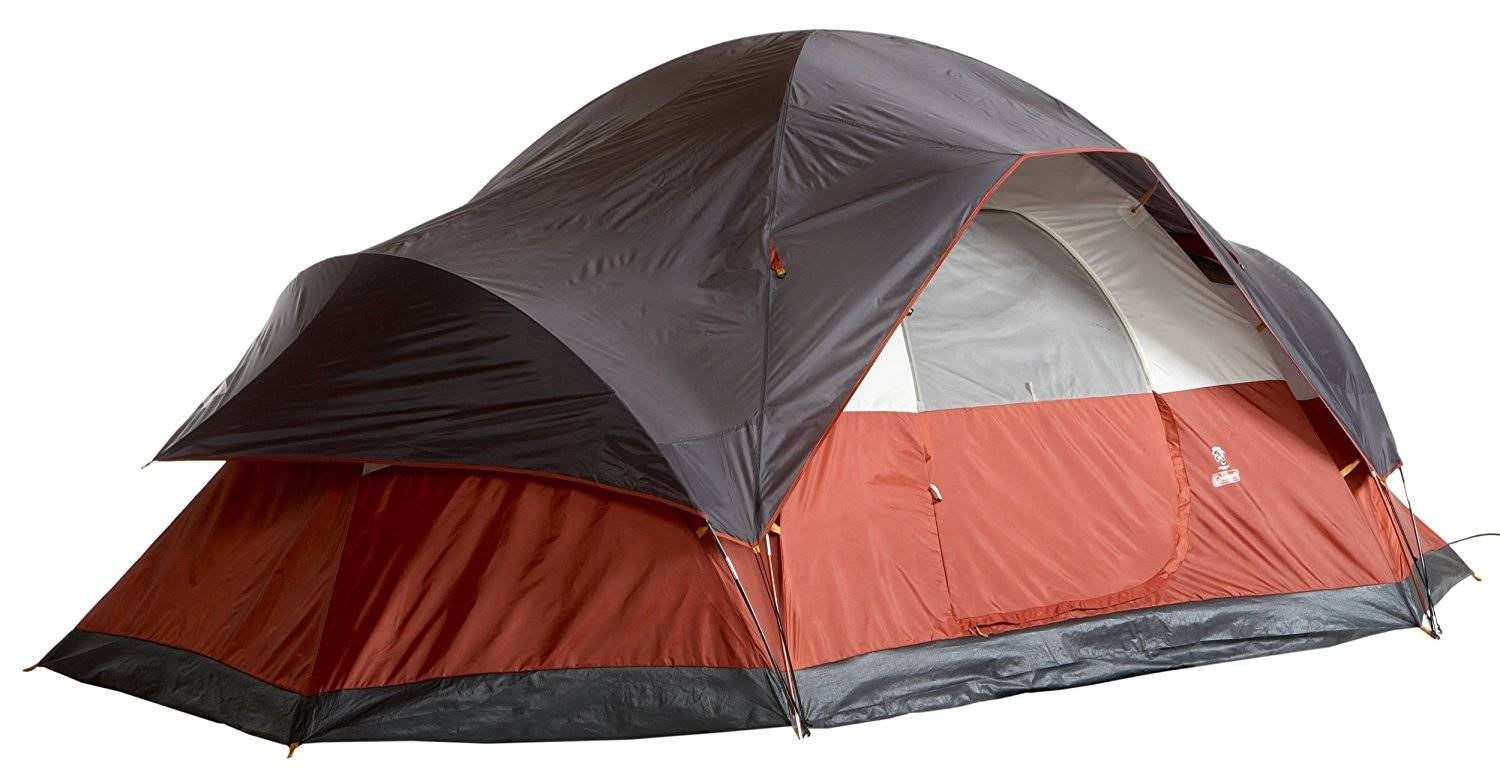 Coleman 8 Person Red Canyon Family Camping Tent