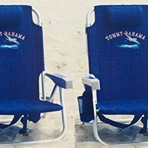 Tommy Bahama Backpack Cooler Chair with Storage Pouch 2 Set