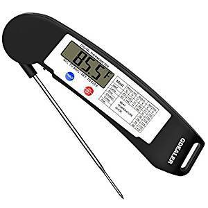 Instant Read Digital Electronic Barbecue Meat Thermometer with Collapsible Internal Probe