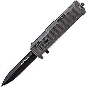 Schrade SCHOTF8B Survival Viper OTF Assisted Double Edge Spear Point Knife