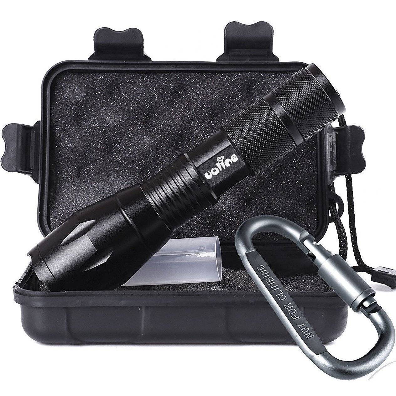 Tactical Portable 1000 Lumens LED Flashlight with 5 Modes