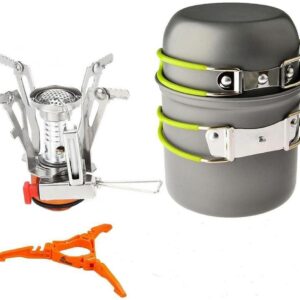 Samyoung Portable Outdoor Cookware Cooking Stove Propane Burner With Piezo Ignition