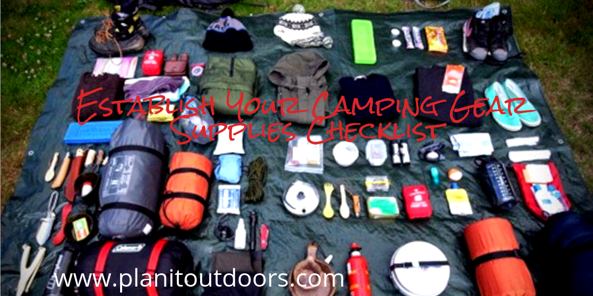 camping gear supplies