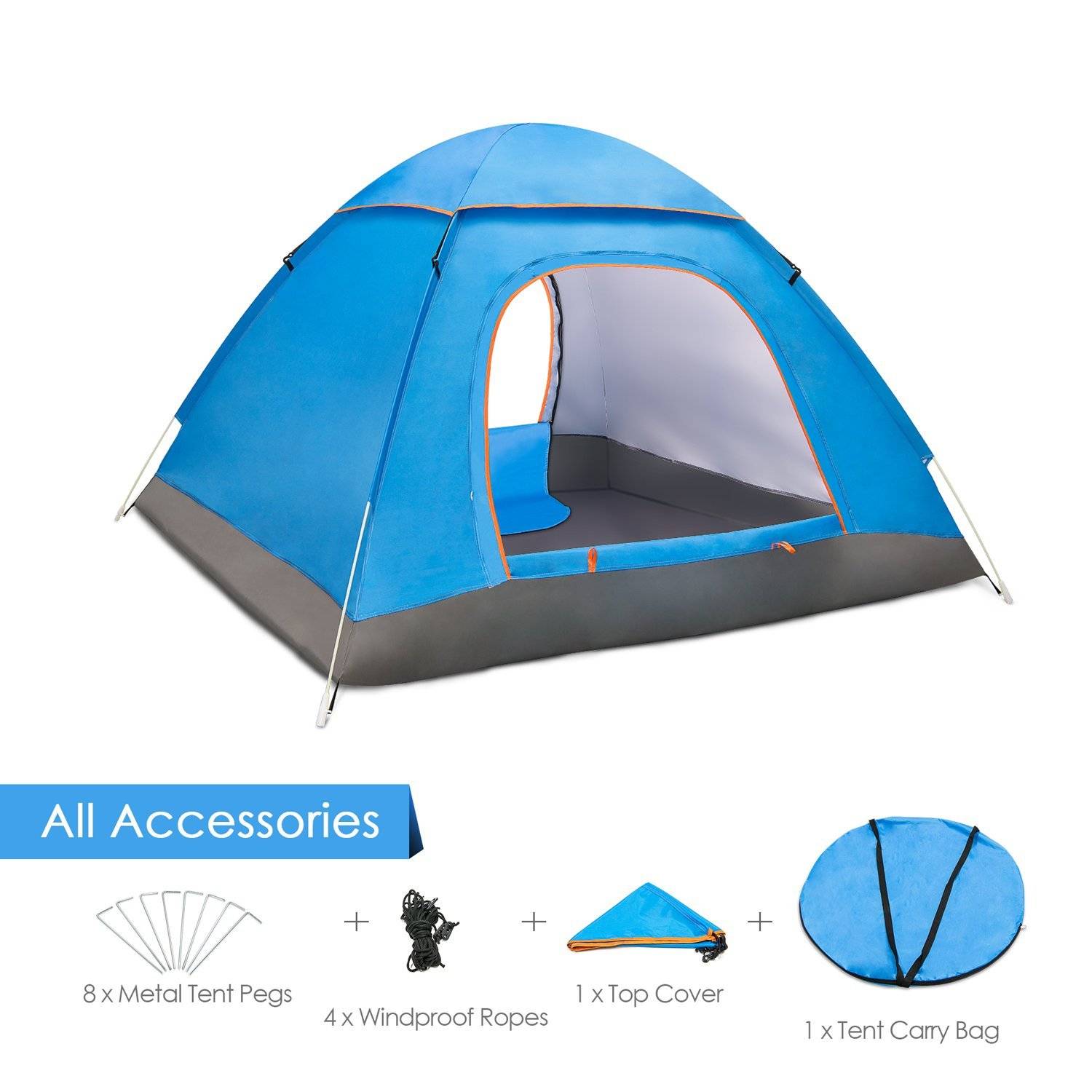Amagoing 3-4 Person Family Camping Tent