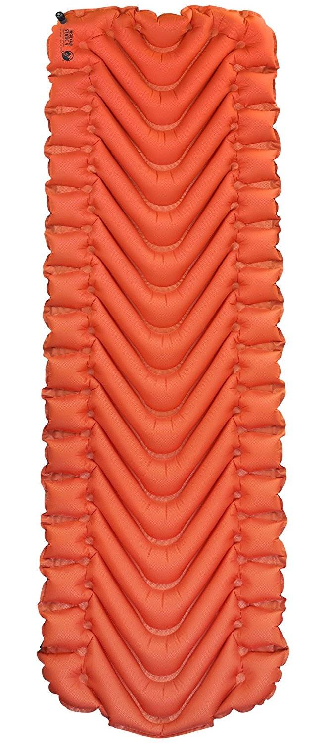 Klymit Static V Insulated Inflatable Camping Sleeping Pad