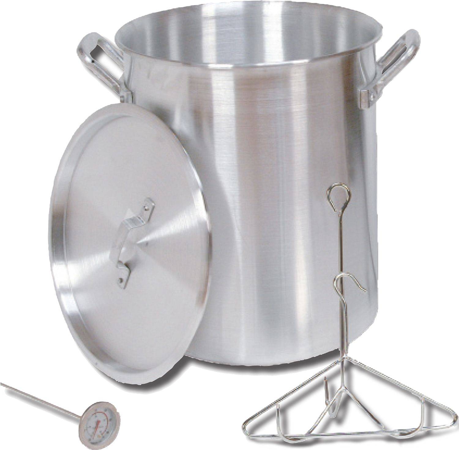 King Kooker 30 Quart Aluminum Turkey Pot Package Camp Cookware