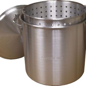 King Kooker 120 Qt Aluminum Pot with Basket and Lid